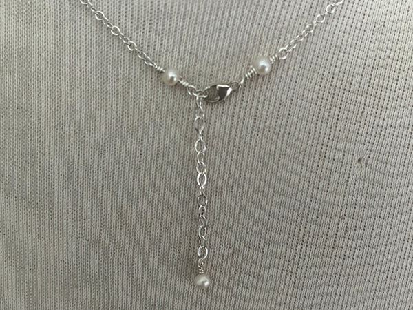 Simple Pearl Pendant Necklace | Fine Cultured Freshwater Cultured Jewelry | Real Pearl Drop Necklace Jewelry,Necklace,Choker Bourdage Pearl Jewelry    sherri bourdage