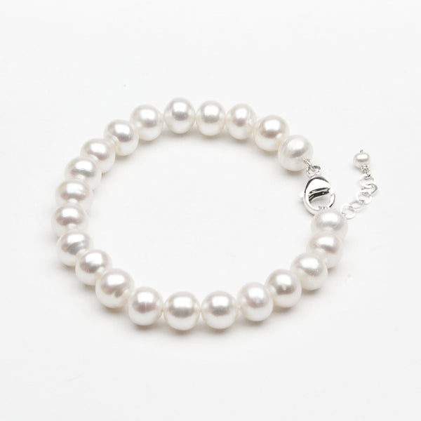 Cultured Freshwater Pearl Single Strand Bracelet 6-6.5mm Jewelry,Bracelet Bourdage Pearl Jewelry    sherri bourdage