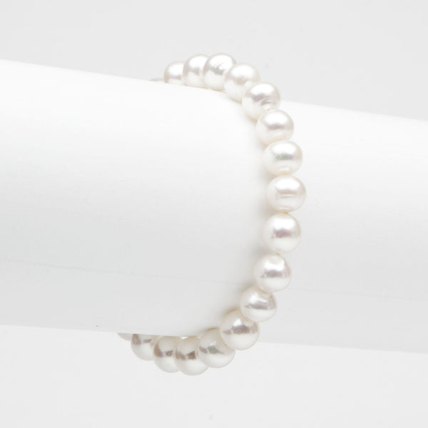 Cultured Freshwater Pearl Single Strand Bracelet 6-6.5mm Jewelry,Bracelet Bourdage Pearl Jewelry    sherri bourdage