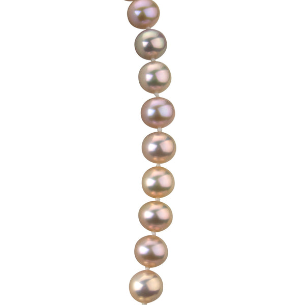 Natural Colored Pink (Blush) Cultured Freshwater Pearl Necklace 8-9mm Jewelry, Necklace, Choker Bourdage Pearl Jewelry    sherri bourdage