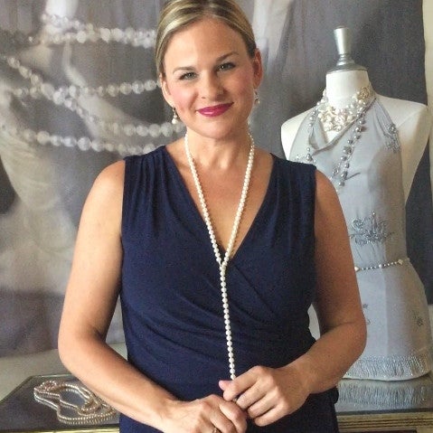 Opera Strand Pearl Necklace | 7-7.5mm Cultured Freshwater | Adjustable Clasp | Converts to a Double Strand Jewelry, Necklace Bourdage Pearl Jewelry    sherri bourdage