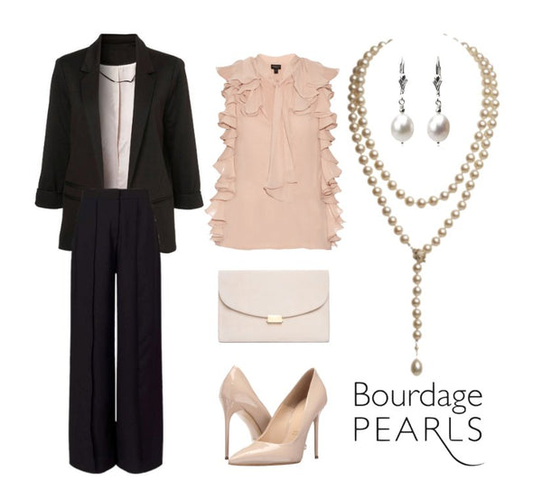 Opera Strand Pearl Necklace | 7-7.5mm Cultured Freshwater | Adjustable Clasp | Converts to a Double Strand Jewelry, Necklace Bourdage Pearl Jewelry    sherri bourdage